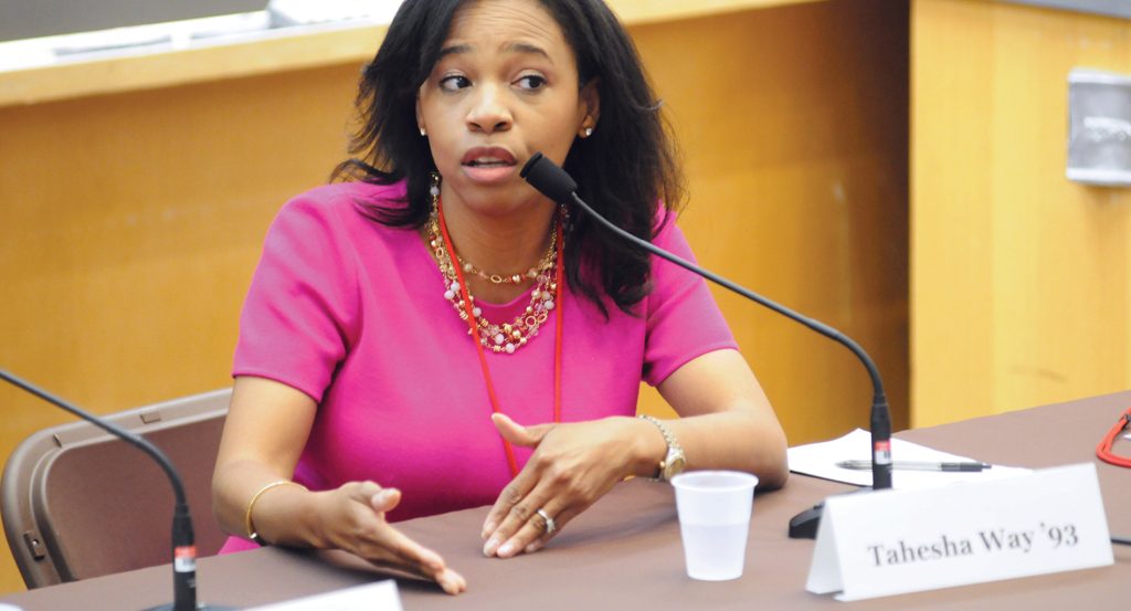 Tahesha Way ’93 at the 